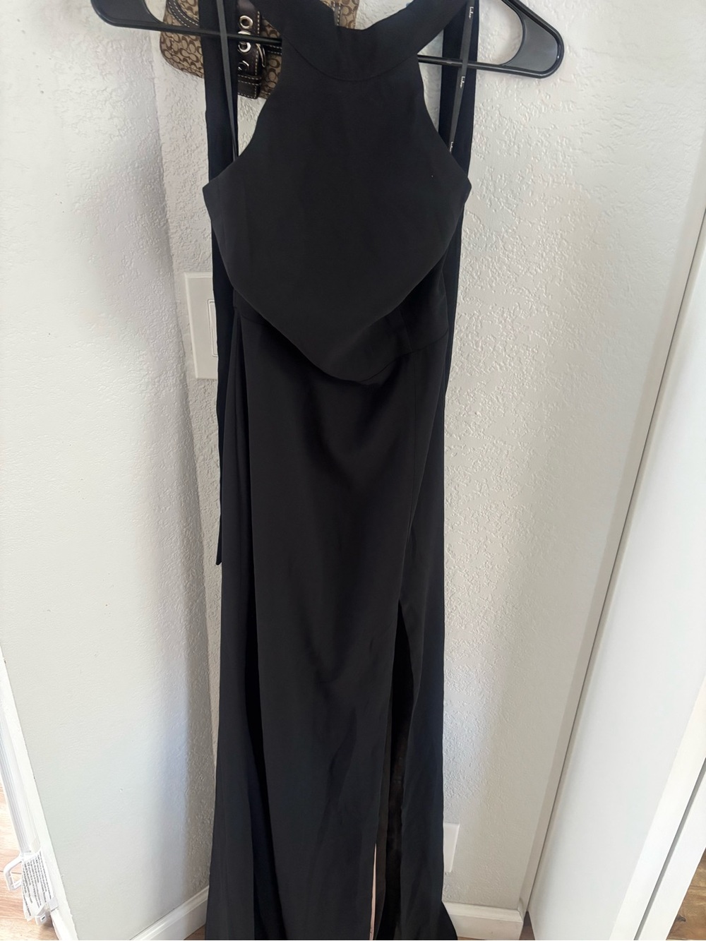 Lulu's Black Halter-Style Maxi Dress
